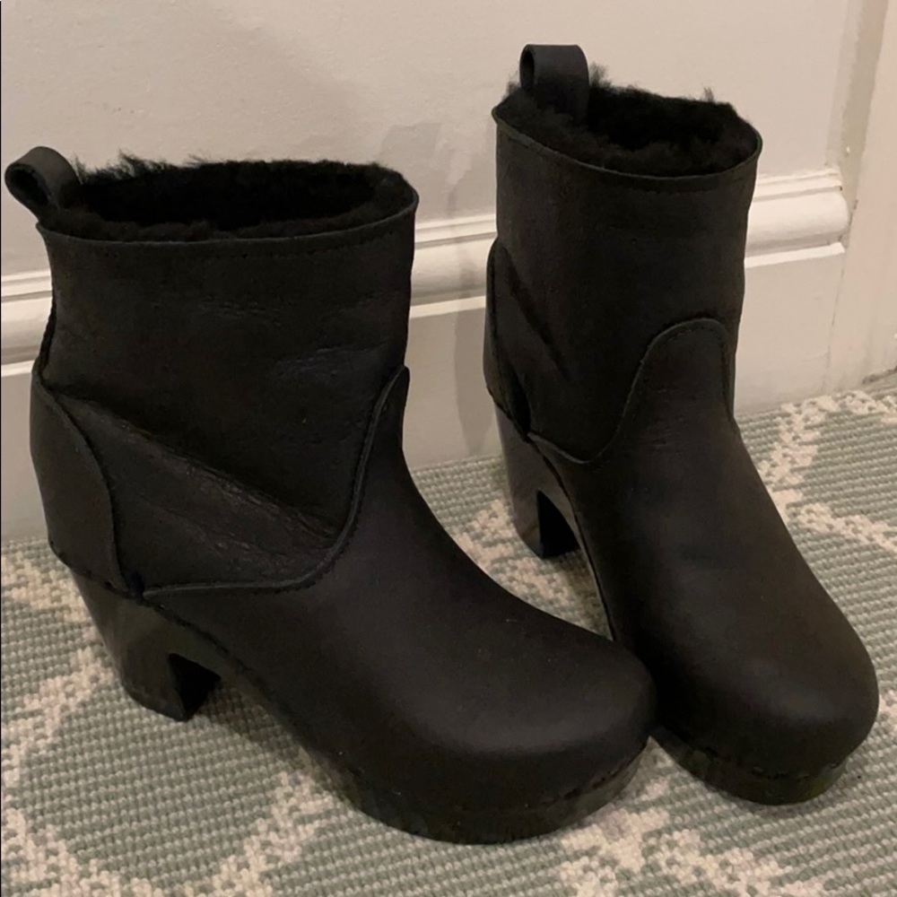 No.6 Clog Shearling Boots Size 37 ONLY WORN ONCE